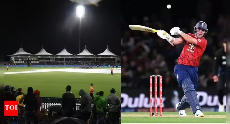 Rain plays spoilsport: 1. New Zealand-England T20I abandoned without result | Cricket News – The Tech Word News