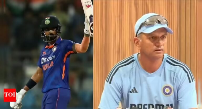 Why Rahul Dravid Scolded KL Rahul After His Century Celebration Vs Pakistan | Cricket News – The Tech Word News