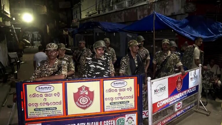 36 -hour prohibition of walking deposited in parts of Odishina cuttack over municipal voltage