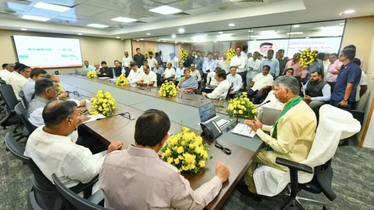 Chief Minister Andhra Pradesh orders officials to speed up Amaravati Capital Works