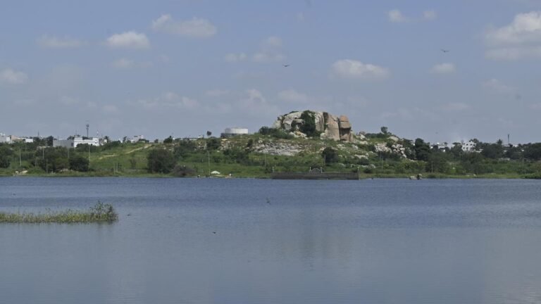 A bathymetric survey to measure the depth of lakes as part of the HMDA master plan