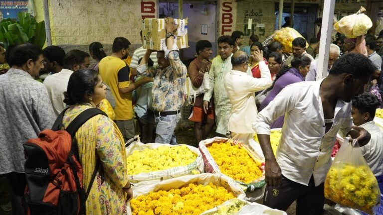 The streets of Hyderabad are aglow with colours, lights and festive spirit ahead of Deepavali