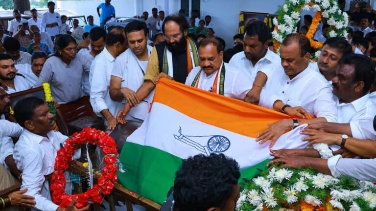 The last ceremonies of Damodar Reddy held