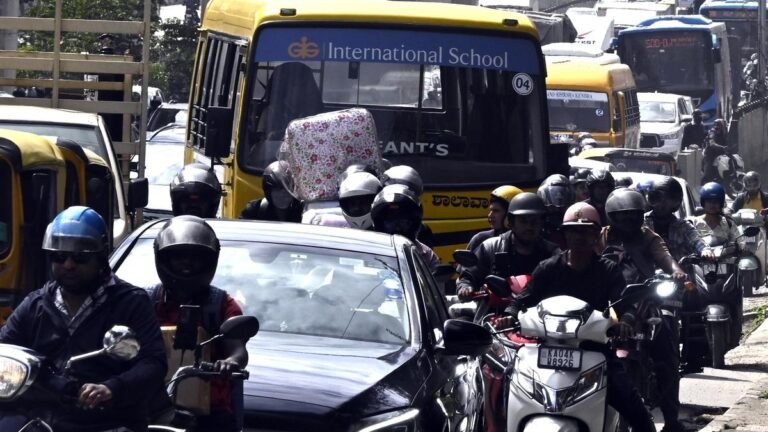 Frequent traffic jams around the ORR spill over to the connecting roads, making school travel a nightmare for children