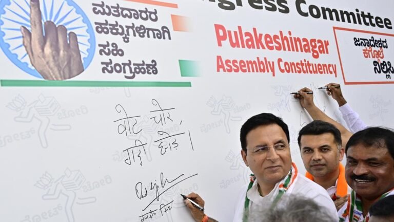 Surjewala accuses BJP of “Design of Pliky” to steal the mandate of people