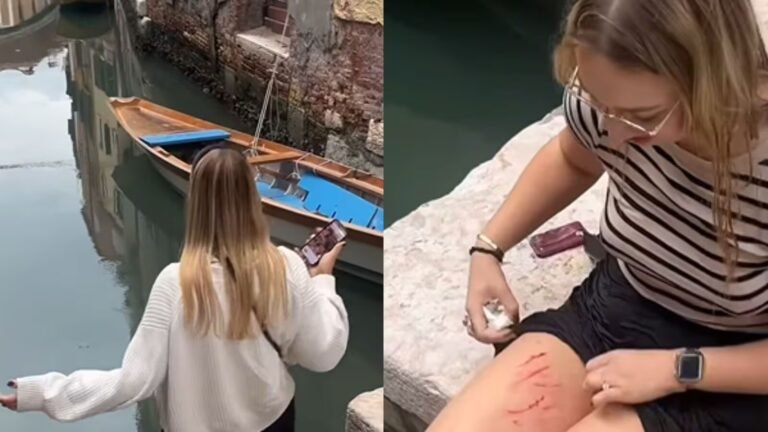 The Polish tourist falls into the Venetian channel while watching Google maps, the video goes viral | Tech Word News