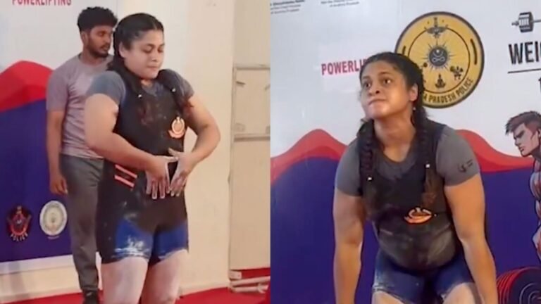 Watch: 7 Months Pregnant Delhi Policewoman Lifts 145kg, Wins Weightlifting Championship Medal | Today’s news