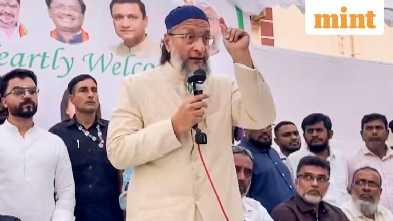 Assaddin Owaisi slams BJP over the protest series “I love Mohammad” – “I can say that I love modi in this country, but …” | Watch | Tech Word News