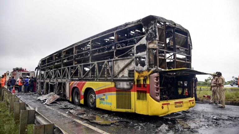 Kurnool bus fire tragedy that killed 20 ’caused’ by drunk biker, report cites ‘compelling evidence’ from forensics | Today’s news