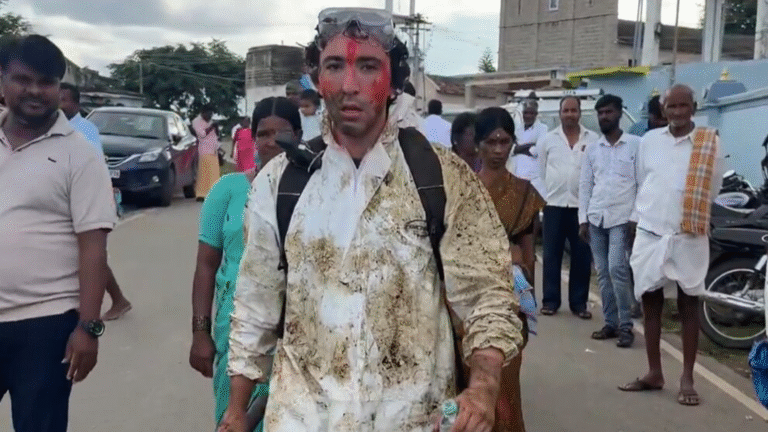 YouTuber Tyler Oliveira criticized for portraying Indian village’s viral cow dung-throwing fight in a bad light | Today’s news
