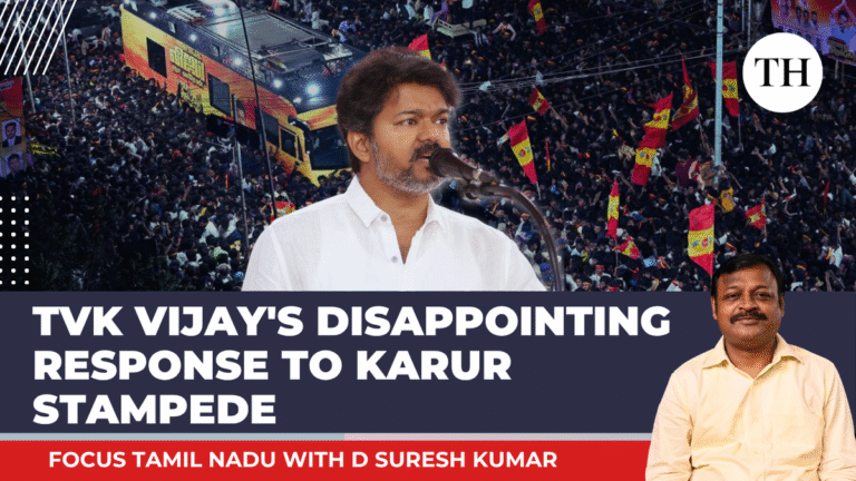 Watch | KARUR STAMPEDE: Why Vijay can’t wash your responsibility Focus Tamil Nadu