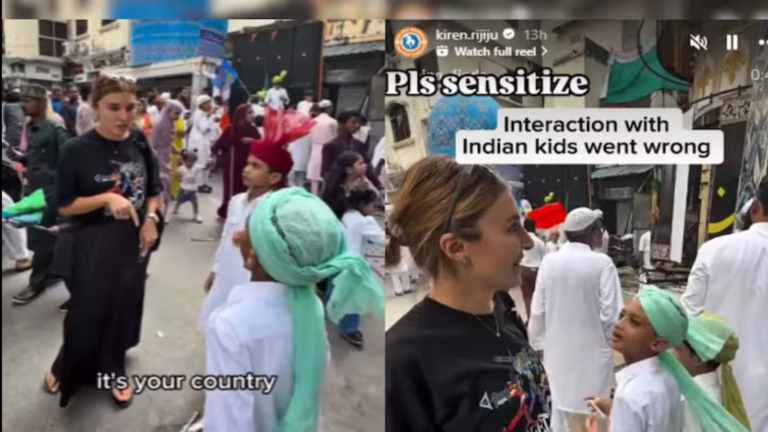 Russian Tourist Schools Indian Children for Garbage, Kiren Rijiju shares a video urgent on “pls sensitize” | Tech Word News