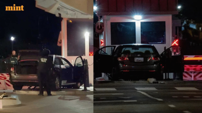 White House security breach: Man crashes car into Secret Service gate, arrested | Today’s news