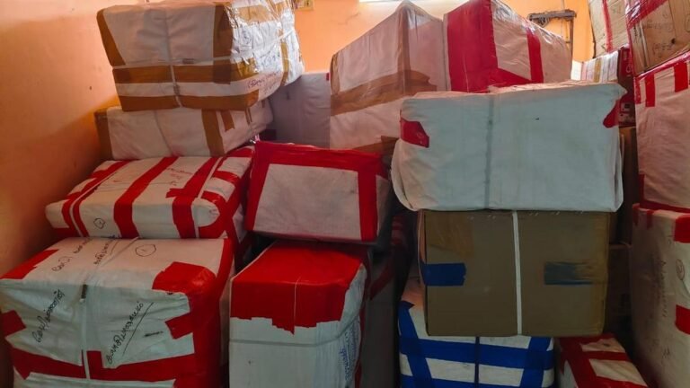 Man arrested for illegal storage of flip flops