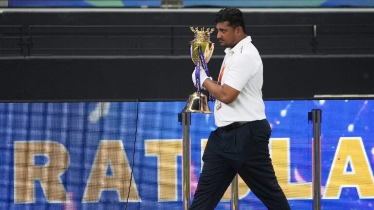 Mohsin naqvi refuses to give the trophy Asia Cup, asks Captain India to collect in person: Message