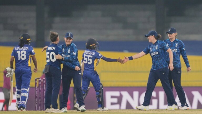 SCIVER BRUNT, Ecclestone Annihalate Sri Lanka as England rises to the top with 89-Run victory
