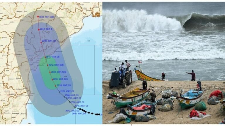 Weather Today: IMD issues red alert for heavy rains in Andhra, Odisha, Telangana as Cyclone Montha approaches land | Today’s news