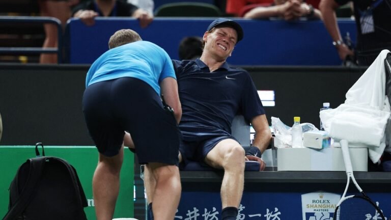 Jannik Sinner ends Shanghai Masters with convulsions, will take away Physio from the court