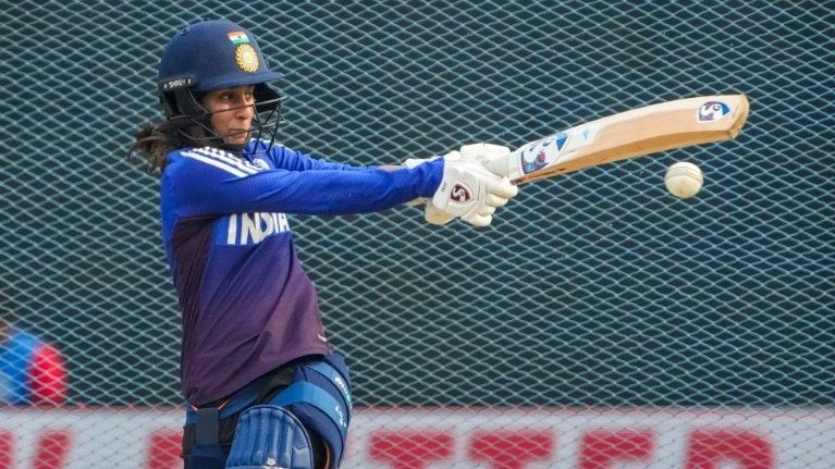 Determined Jemimah Rodrigues trains hard in rain networks before the clash of South Africa