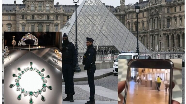 Louvre Louvre robbery CCTV footage surfaces, robbers seen cutting glass with chainsaw to steal jewelry | Today’s news