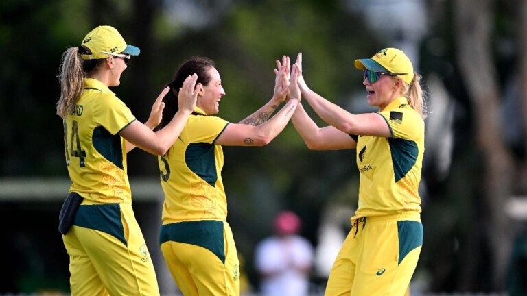 AUS vs BAN Live Score Women’s World Cup: Bangladesh opt to bat, Australia make two changes for Vizag Test