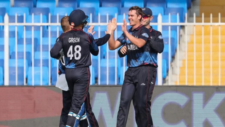 Namibia qualifies for the World Cup T20 2026, fourth in a row for the African nation