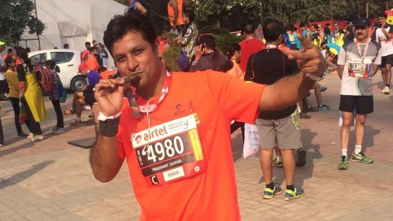 Bitting Cancer twice, Run Strong: Prashant Saxena Delhi Half Marathon Story