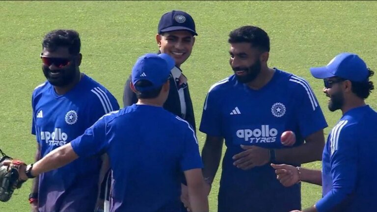 Watch: Gautam Gambhirova invaluable reaction when SHUBMAN GILL wins the first Toss test