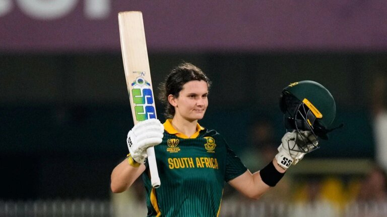 ENG vs SA: Wolvaardt makes 169, first captain to score century in World Cup knockouts