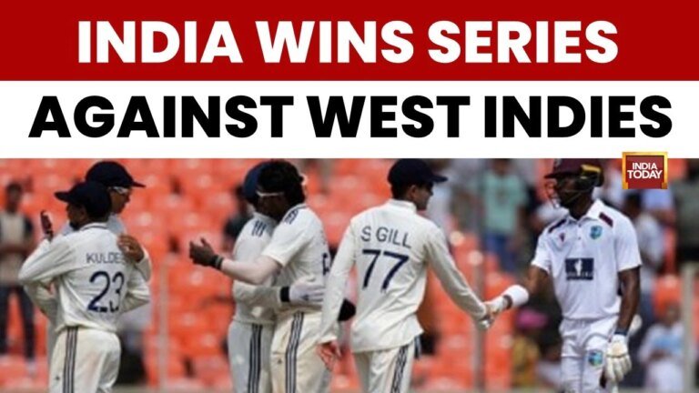 Start Dream Captain Gill: India Whitewashes West Indies 2-0 in test series.