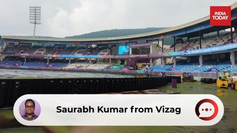 Visag Rain suppresses India’s preparations for a decisive clash of South Africa