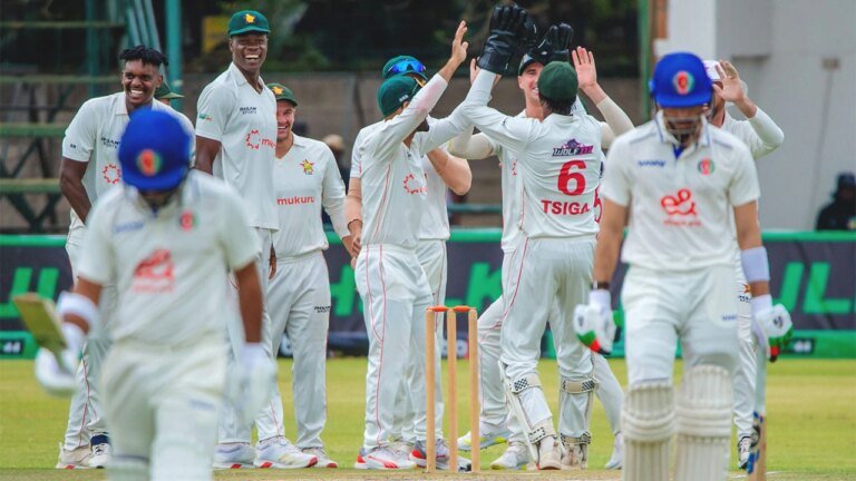 Zimbabwe ended a 24-year wait after crushing Afghanistan in the Only Test