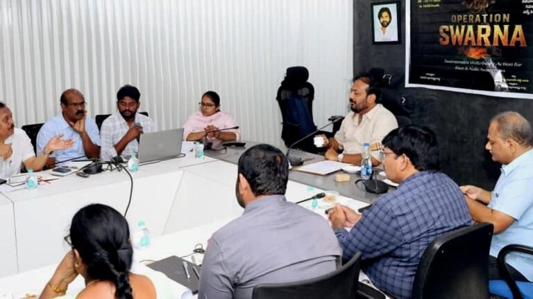 A joint survey proposed to determine the boundaries of the Swarnamukhi River