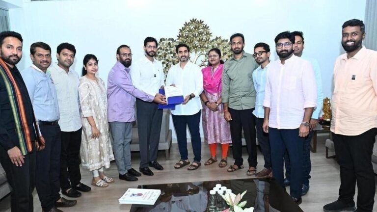 CII Young Indians meet Lokesh