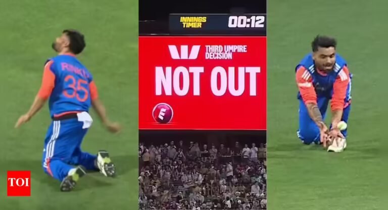 Controversy! Rinku Singh celebrates after the catch; review shows ‘not out’ | Cricket News – The Tech Word News