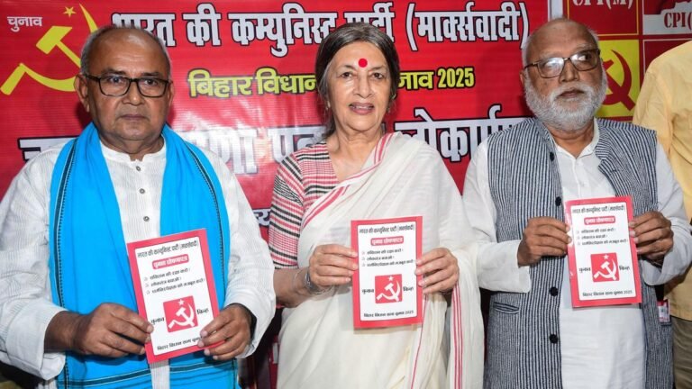 Bihar assembly polls: CPI(M) releases manifesto, accuses NDA of running ‘negative campaign’