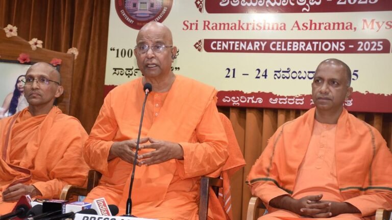 CM to launch centenary celebrations of Sri Ramakrishna Ashram in Mysuru