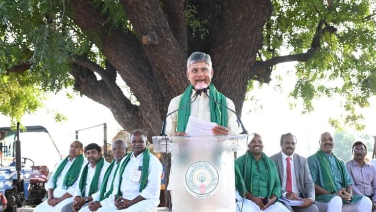 Chandrababu Naidu advocates the use of technology to reduce the cost of cultivation