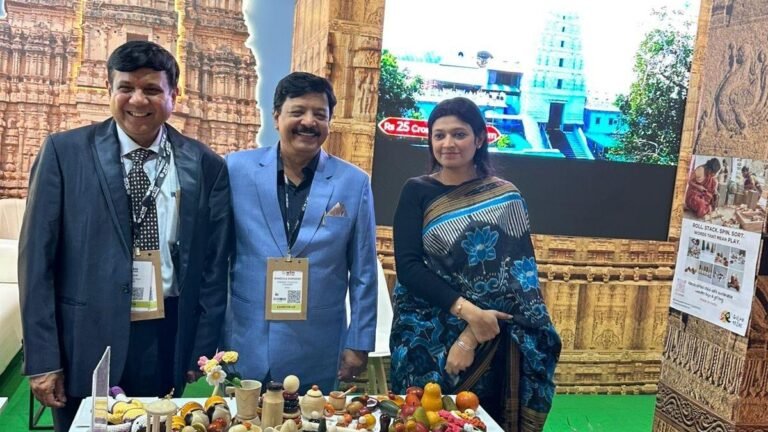 The minister is promoting Andhra Pradesh tourism at the World Travel Market 2025 in London