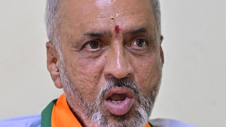 The BJP MP’s statement on the national anthem drew sharp criticism from the Congress