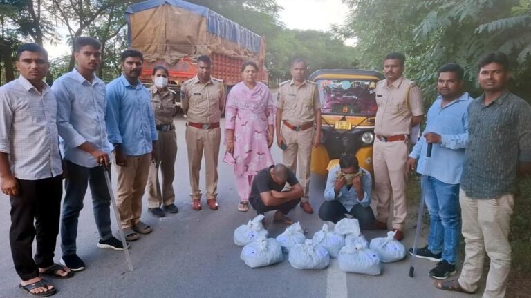 Two held in Sangareddy with 12.8 kg of marijuana worth ₹ 4.5 lakh