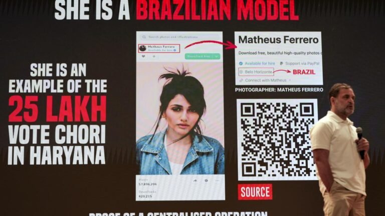 Rahul Gandhi’s presser focuses on Brazilian woman; The internet is buzzing with her reaction