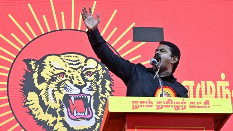 The head of NTK Seeman loses his cool at a press conference, abuses journalists