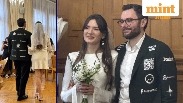 Man sells ad spots on his suit, gets ₹8.86 million for wedding after refusing to work with big corporations | Today’s news