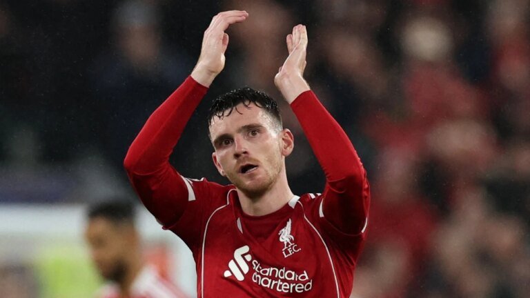 Liverpool face uphill task in Premier League title race after City defeat: Andy Robertson