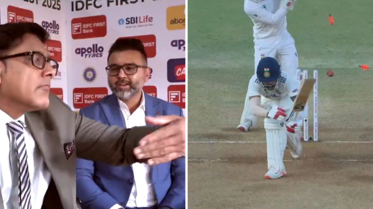 Watch: Anil Kumble’s reaction to KL Rahul getting bowled by Simon Harmer in Guwahati goes viral