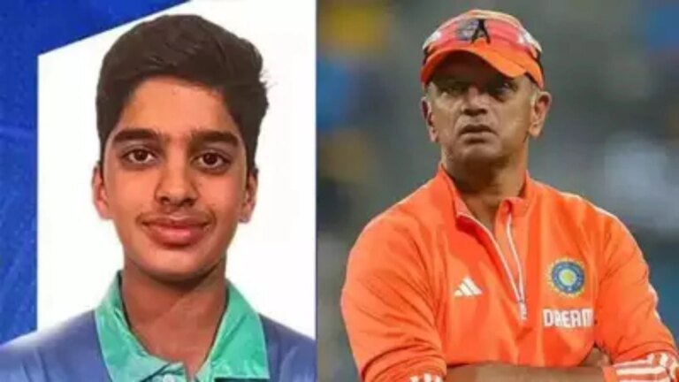 Rahul Dravid’s son Anvay named in U19 One-Day Challenger Trophy squad