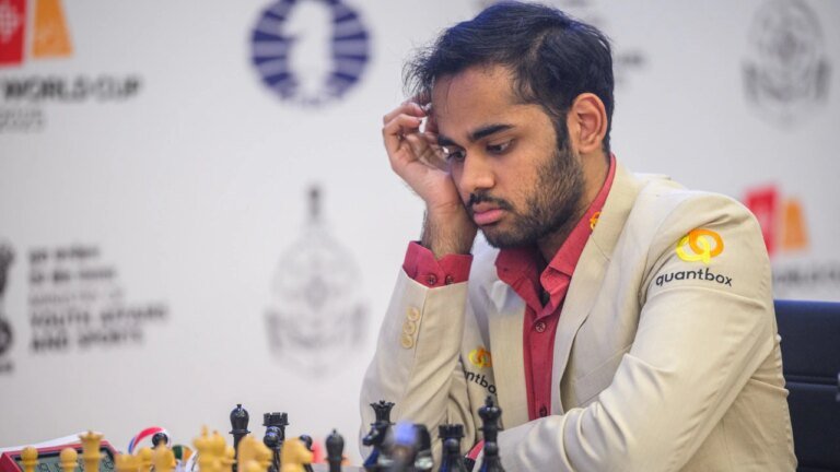 World Chess Championship 2025: Arjun Erigaisi reaches quarter-finals, Harikrishna plays tiebreaker