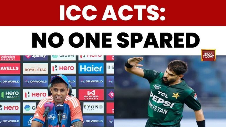 ICC Cracks Down: Haris Rauf banned, Suryakumar fined after heated India-Pak Asia Cup clashes