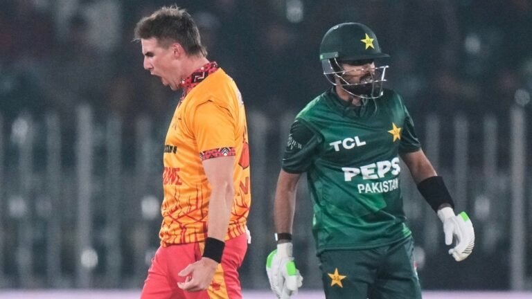 Back to original form: Babar Azam trolled for 0 against Zimbabwe in Pakistan tri-series